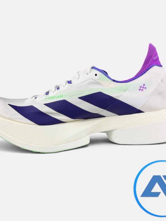 Adidas Adizero Adios Pro 4 Core White Purple Lime Burst Men’s Sizes JR1656 main image 6